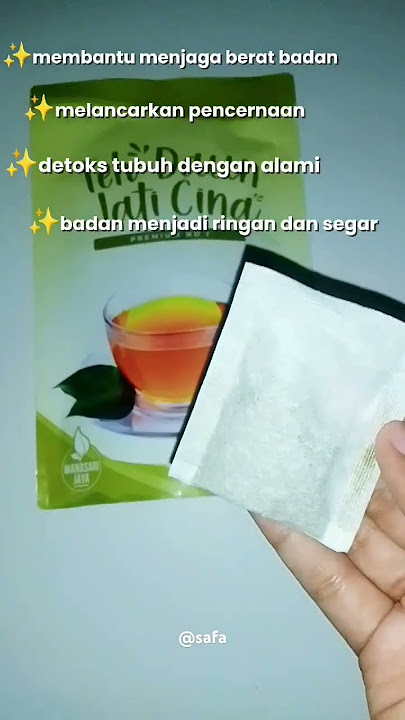 Teh Daun Jati Cina 🌱🌱#tehdiet #daunjati#kesehatan #sale #fyp #racunshopee