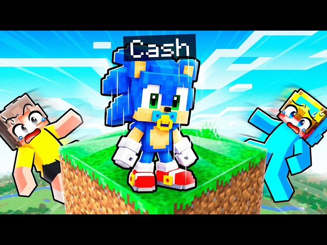 I Pretended to be BABY SONIC on One Chunk! (Minecraft) Video Thumbnail
