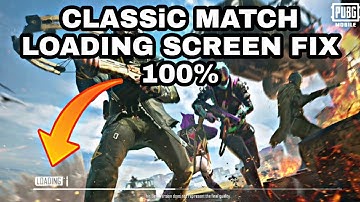 PUBG MOBILE classic match loading screen fix | Pubg mobile new update 1.0.0 Match loading screen fix