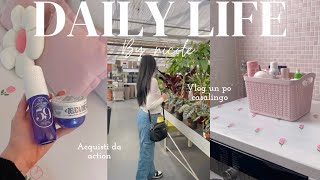 Vlog 🌼 acquisti da action e acqua e sapone 🫧 un po’ casalingo 🏡