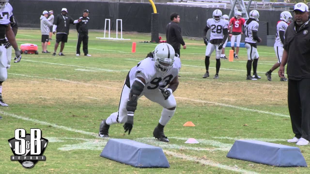 Oakland Raiders LB Drills - Training Camp 8/12/13