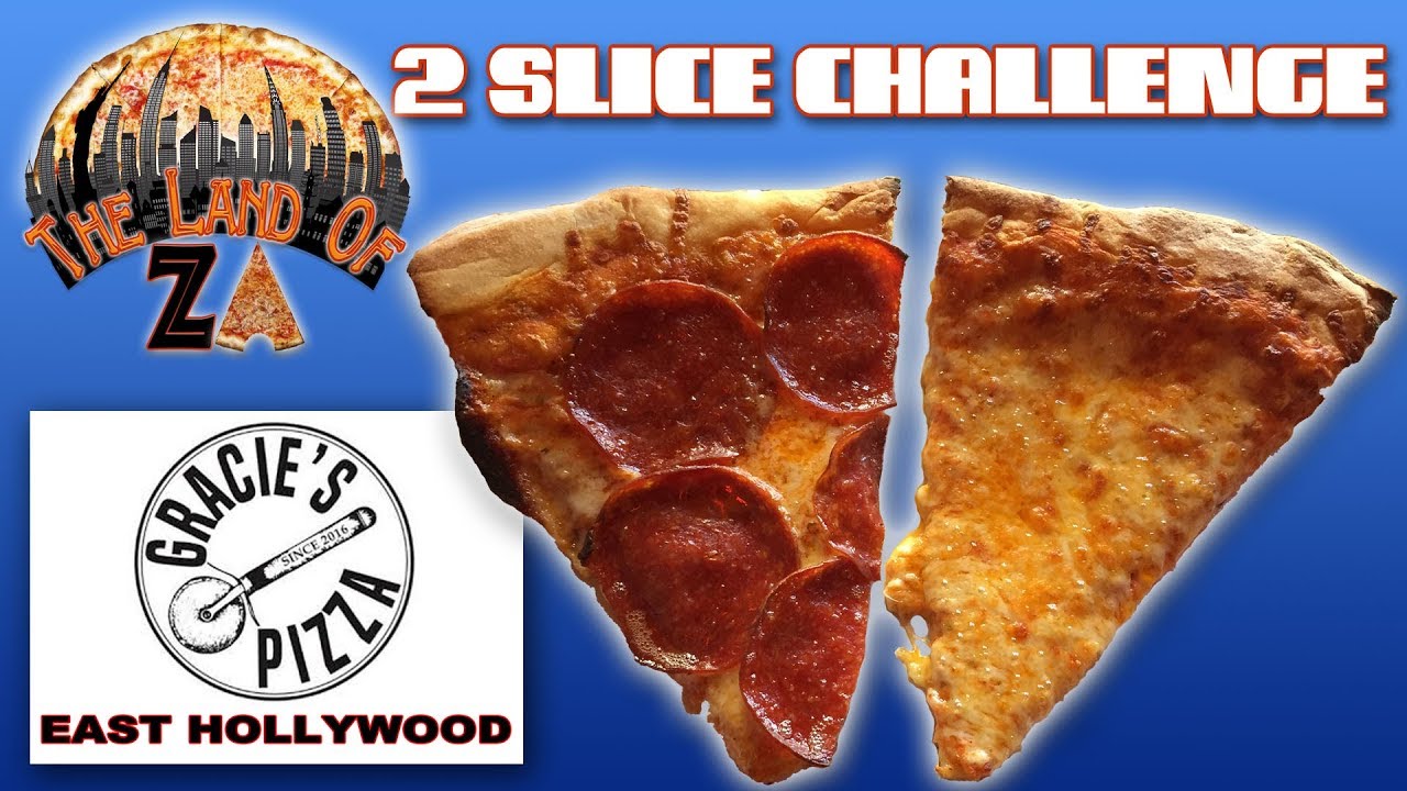 Gracie's Pizza (East Hollywood, CA) 2 SLICE CHALLENGE NY Pizza Review