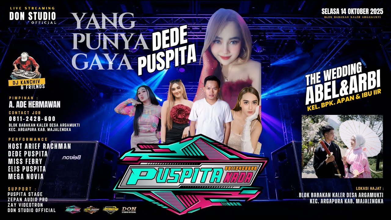 LIVE MUSIC PUSPITA NADA //  DESA ARGAMUKTIKEC ARGAPURA MAJALENGKA // 14 OKTOBER 2025