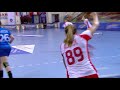 Kinga Achruk's beautiful in-flight goal | Italy vs Poland | Women's EHF EURO 2018