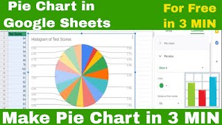 Pie Chart in Sheets