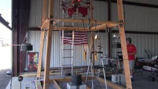 Turbine Drone Flight Test with 200 Pound Payload