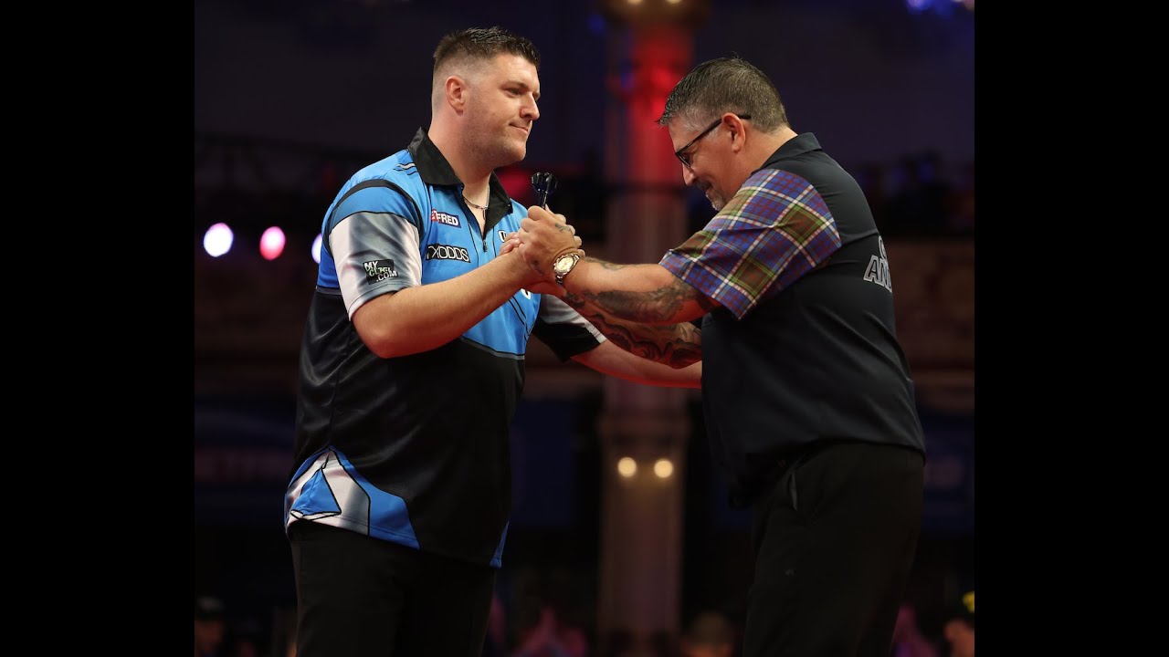 Gary Durling Daryl Gurney on THRASHING Gary Anderson:
