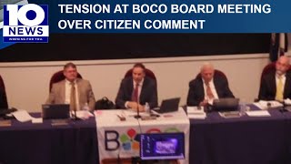Tension at Botetourt County Board meeting over citizen comments