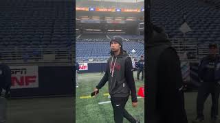 QB1 getting a lap in