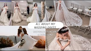 All About My Wedding Dress from Allure Bridals (customizations and alterations)