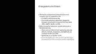 Soil classification: Using a dichotomous key for the most common Soil Orders in the Corn Belt