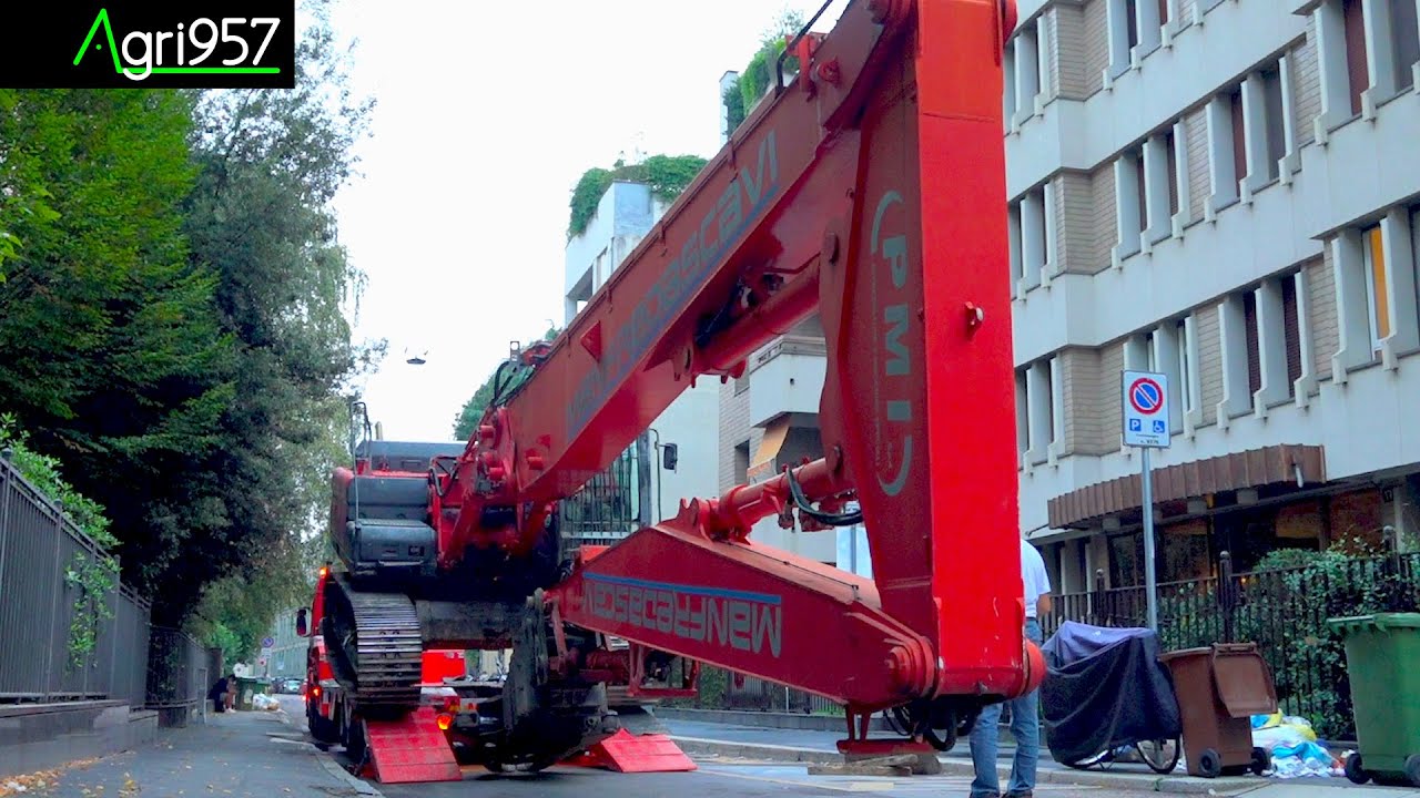 DOOSAN PMI 460 DEMOLIZIONE MILANO! PADANA MACCHINE INDUSTRIALI - MANFREDA SCAVI: DEMOLIZIONE PALAZZO
