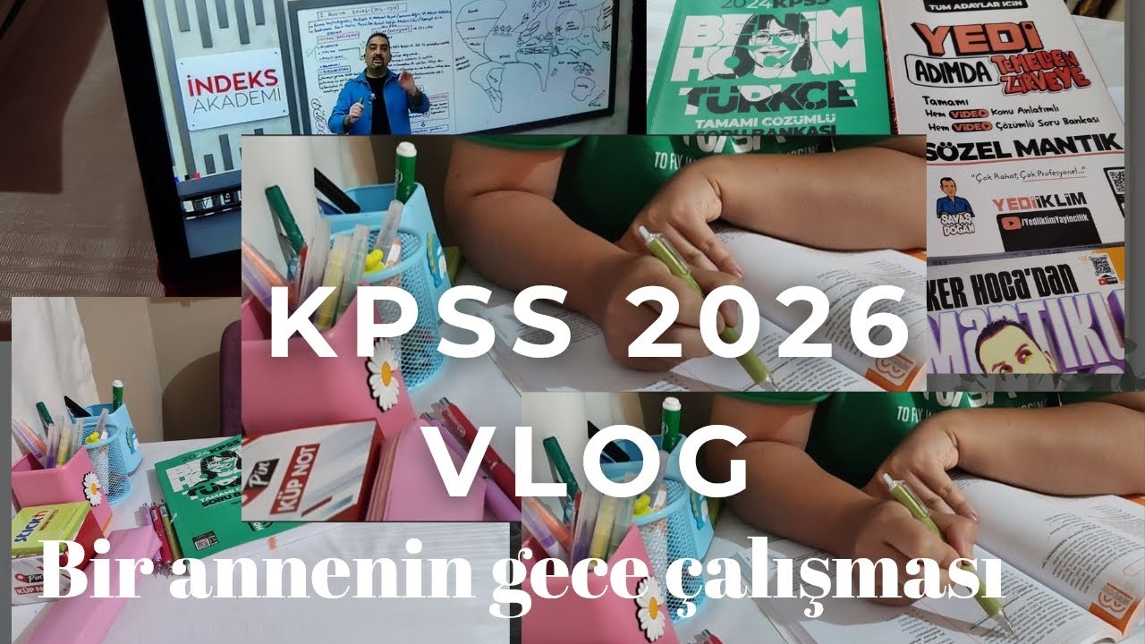 Bir Annenin Gece Çalışması/KPSS 2025 Yorumları/KPSS VLOG / #kpss2026 
