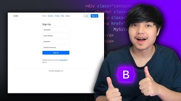 สอนสร้าง UI หน้า ​Login & Register อย่างง่าย ด้วย Bootstrap 5 👨‍💻💯
