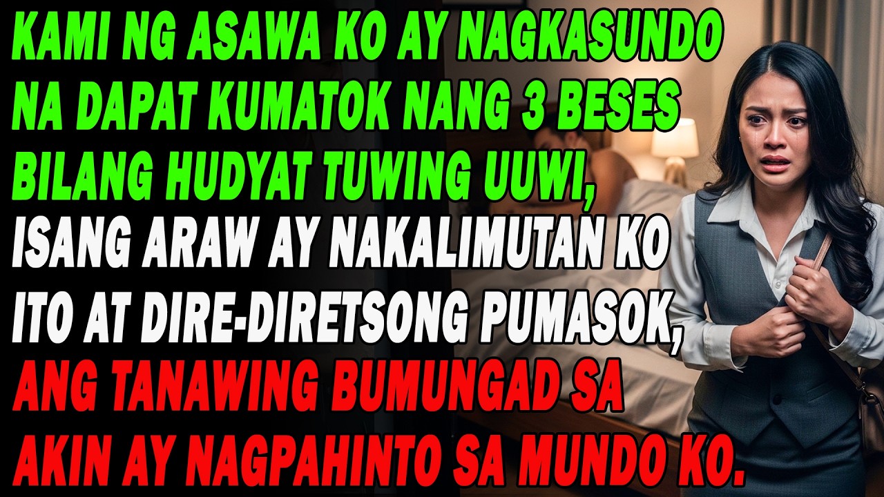 Kami Ng Asawa Ko Ay Nagkasundo: 3 Katok Bilang Hudyat Tuwing Uuwi, Isang Araw...💔💍