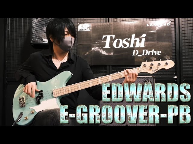 ESP Guitars: EDWARDS E-GROOVER-PB Demonstration feat. Toshi - YouTube