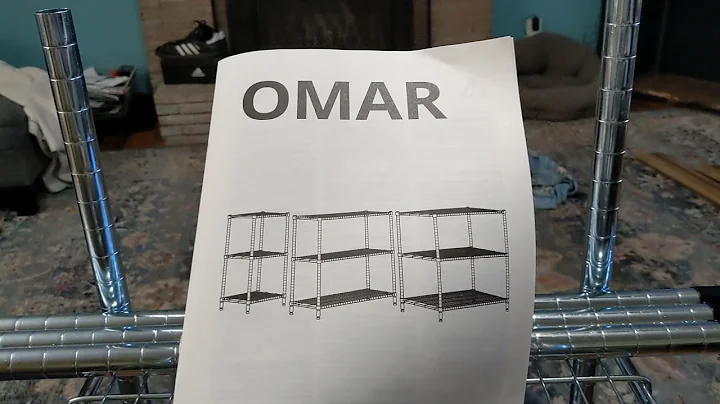 How to stack Ikea Omar shelves