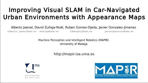 Improving Visual SLAM in Car-Navigated Urban Environments withAppearance Maps