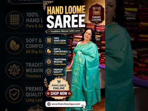 Handloom Sarees- னாலே Thanvi தாங்க Best💕|  #thanviboutique #saree