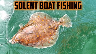 Solent boat fishing, plaice, blonde rays, hounds and conger eels