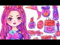 🎀Paper Diy 🎀 Devil to Miraculous Mira makeover / No music , paper play