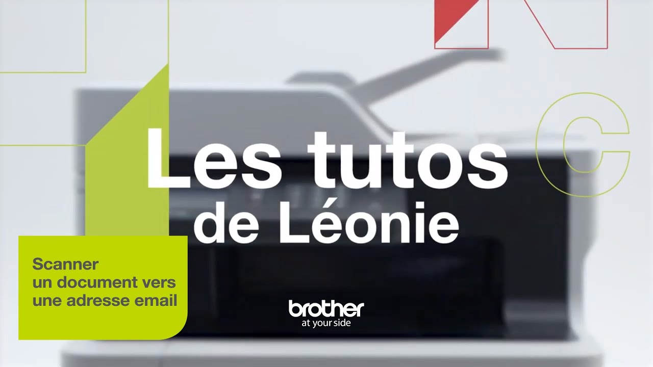 Comment scanner un document vers une adresse email ? Brother YouTube