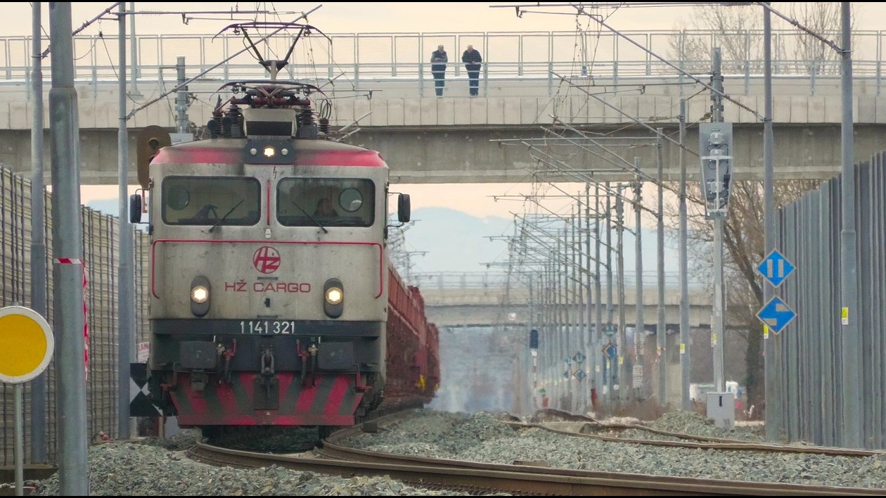 Freight trains in Croatia, March 2026. Vlakovi u Dugom Selu, Ožujak 2026.(Croatian Railways)