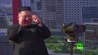 زعيم كوريا الشمالية يحضر مراسم وضع حجر أساس بمشروع بناء ضخم في بيونغ يانغ وسط أجواء احتفالية