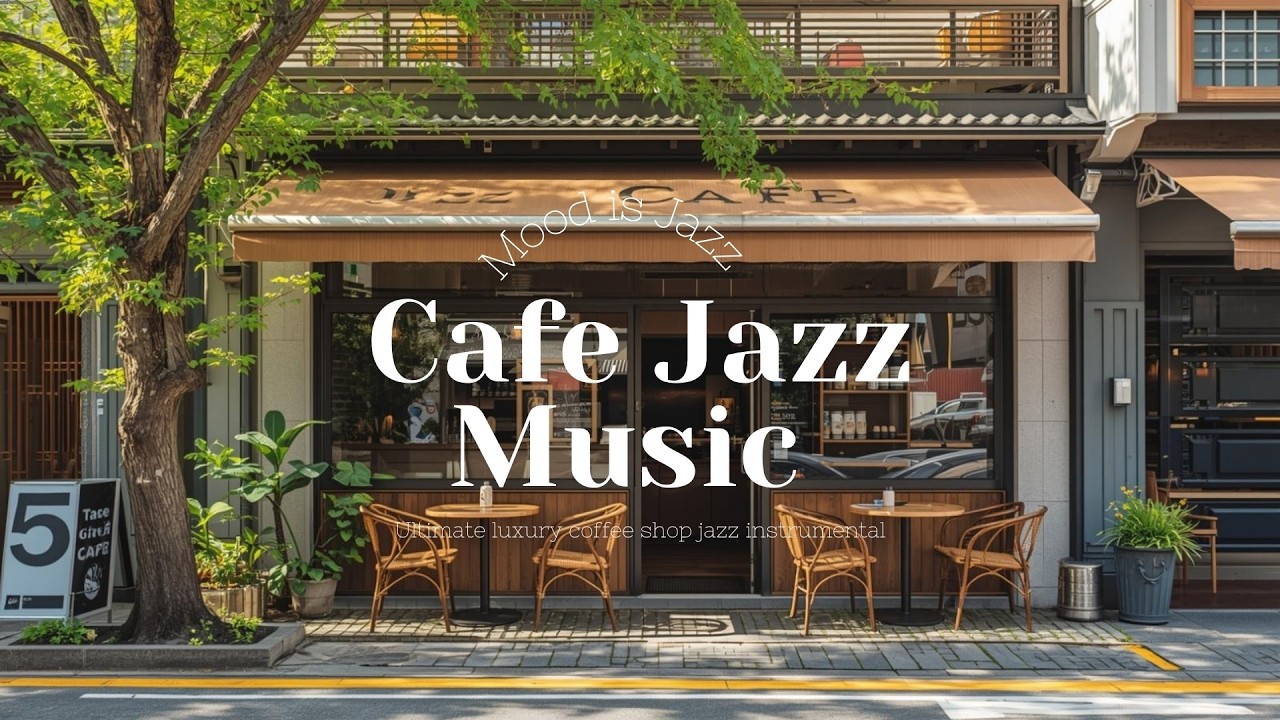☕ Elegant Cafe Jazz Lounge 🎹 | Relaxing Piano Jazz for Coffee, Study & Work