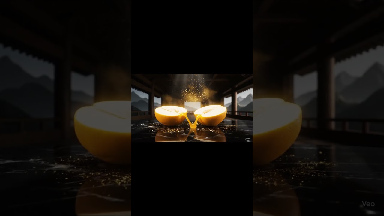 Only a Master Can Cut This Forbidden Fruit 🍑⚔️ | ASMR Cinematic Slice in 4K