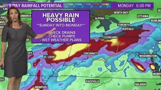 6 p.m. weather forecast for September 6, 2018