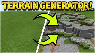 MCPE TERRAIN GENERATOR!! Minecraft Pocket Edition COMMAND BLOCK Terrain Generator (Minecraft PE) screenshot 2