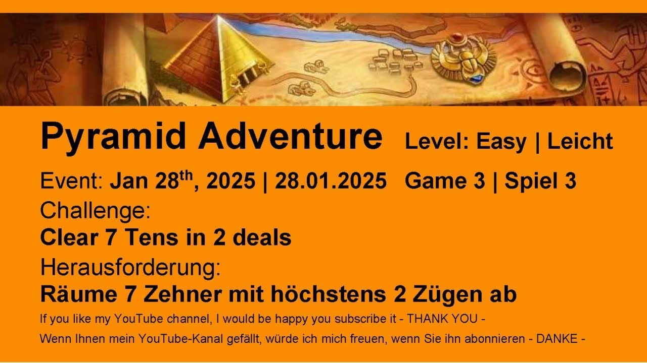 Pyramid Adventure - Easy #3 | Jan 27th, 2026
