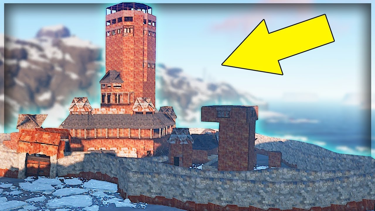 【DE JuN】RUST - 自家基地介紹！大型假物資堡壘！