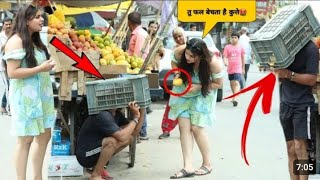 girlfriend ko dekha kar chhup gaya prank ! prank video love || girlfriend prank 🤣 prank video