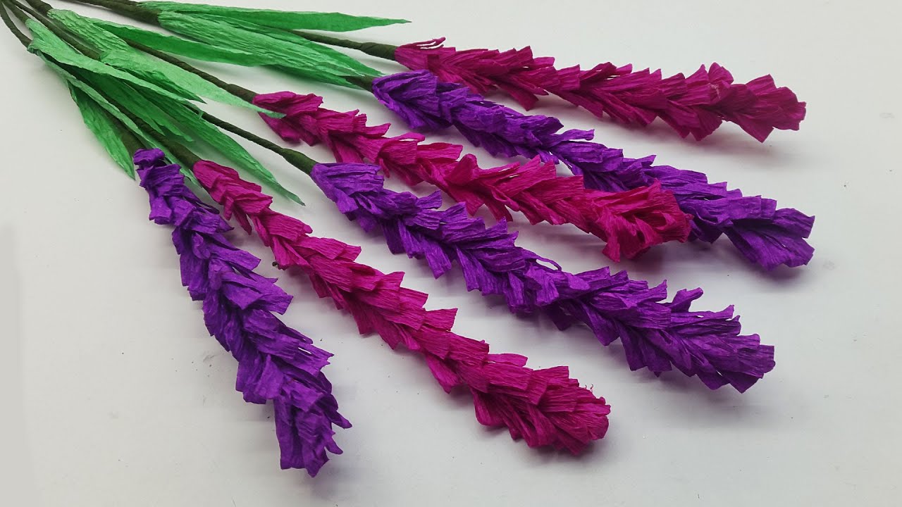 diy lavender flowers tutorial using fuzzy wire! #fyp #fypシ