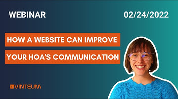 How a website can improve your HOA