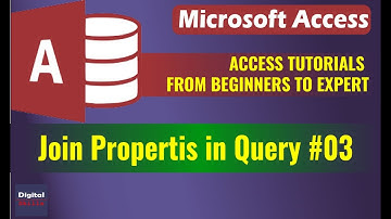 Join Properties in MS Access Query in Urdu Hindi