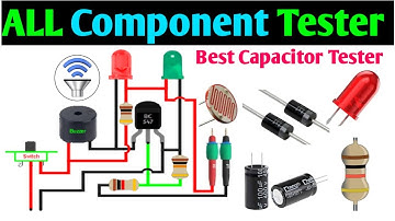 How to Create the Best All-Component Tester for Electronics! | capacitor tester, bc547 transistor
