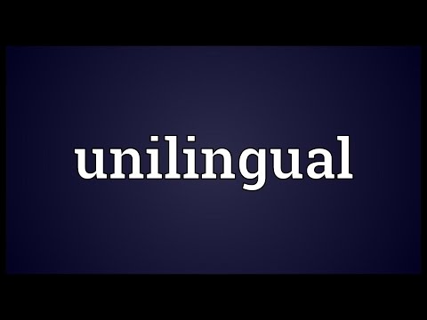 Header of unilingual