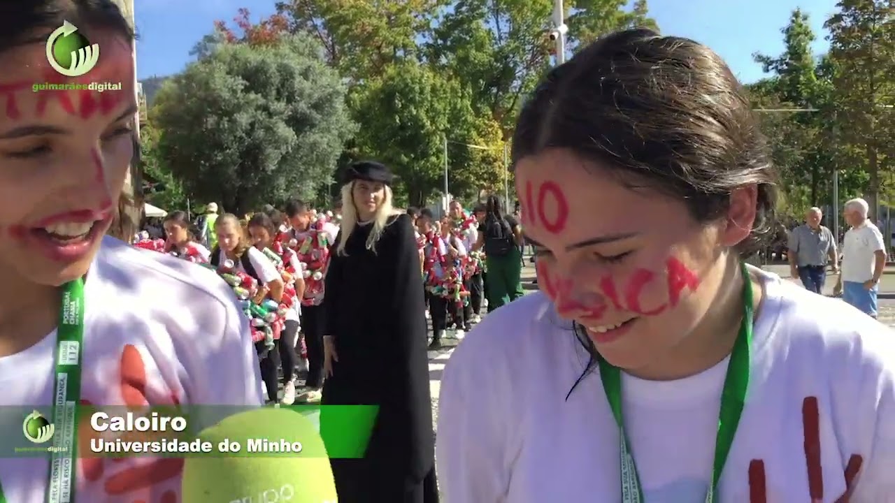 Latada com «batismo» na recepção aos novos alunos da Universidade do Minho