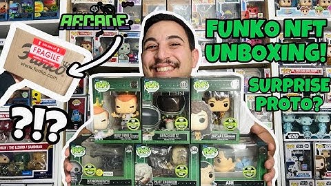 Unboxing Funko NFT Alien Series Physical Pops | Droppp Arcade Surprise Proto!