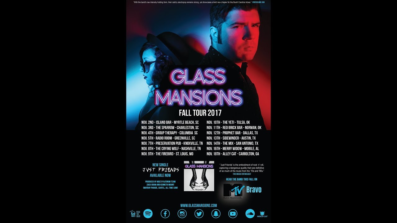 GLASS MANSIONS - 2017 FALL TOUR electronics