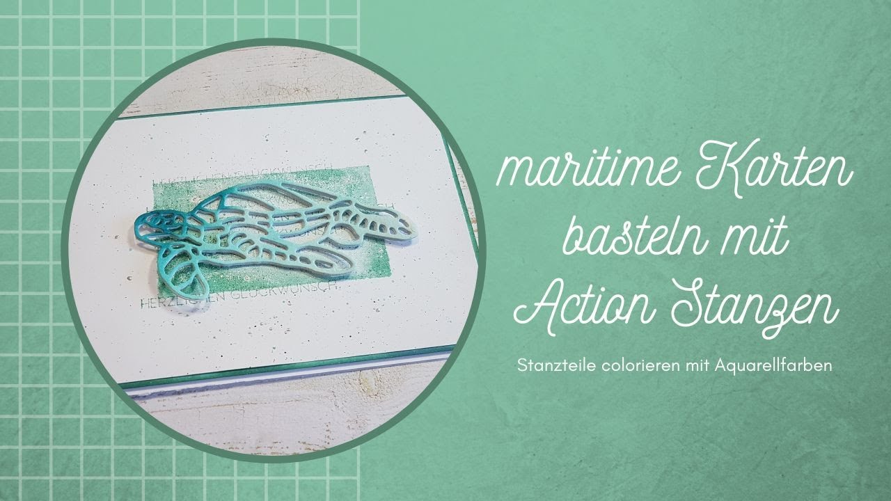 Karten basteln mit Action Stanzen I Jede Menge Hintergrundtechniken in ...