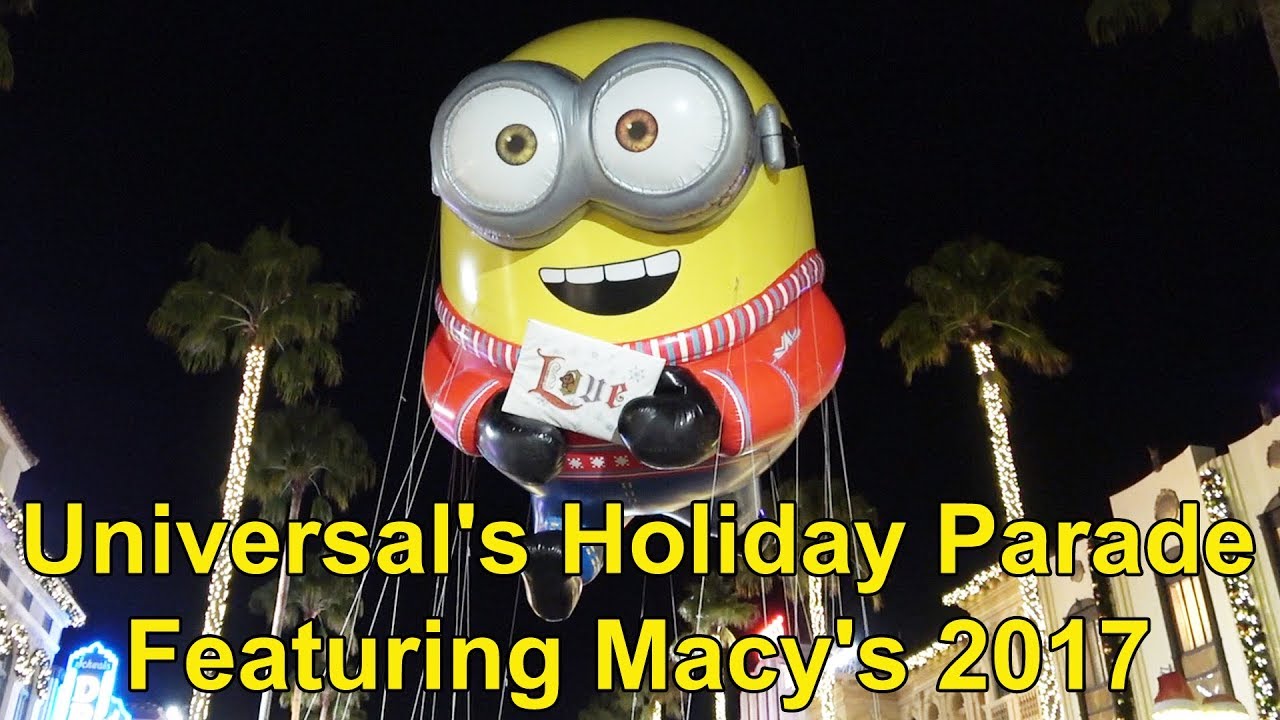 shrek and fiona real life Universal's NEW Holiday Parade Featuring Macy's 2017 - with Minions, Gru, Shrek, Madagascar+