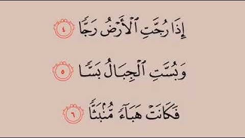 سورة الواقعة .. عبدالكريم الديوان