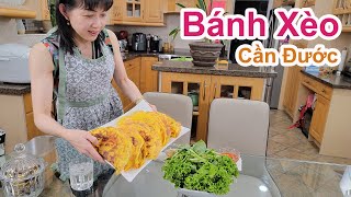 Vào bếp làm dĩa bánh xèo giòn rụm nóng hổi cho cả nhà ăn tối ??1053》 Cuộc Sống Canada