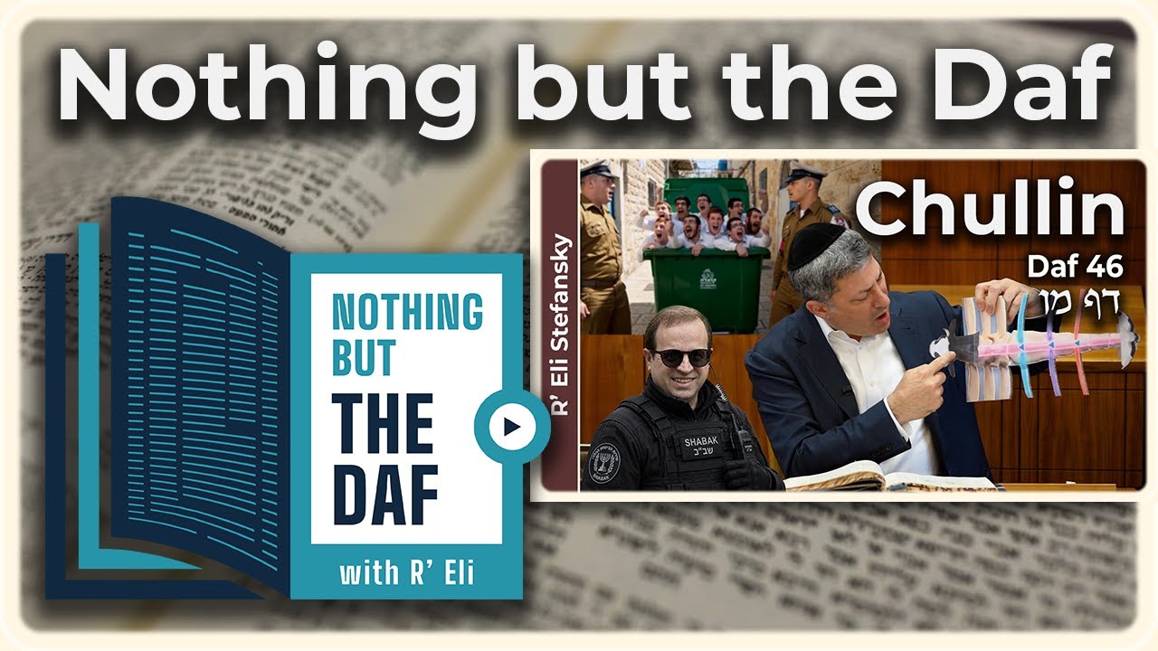 CHAZARAH - Chullin Daf 46 | "Nothing but the Daf" with R' Eli Stefansky