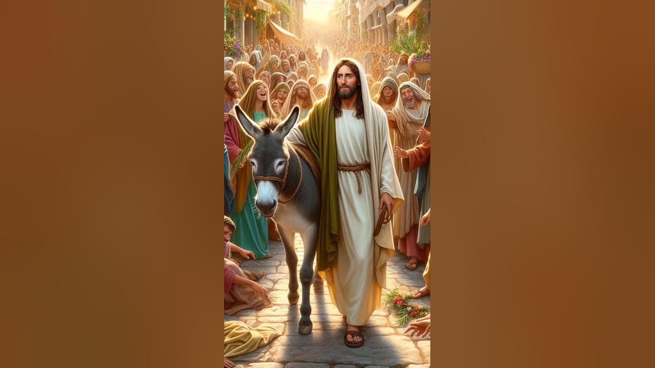 Triumphant Entry: Jesus Rides into Jerusalem | Inspiring Music Included! #greatday4every1 #god Triumphant Entry: Jesus Rides into Jerusalem | Inspiring Music Included! #greatday4every1 #god