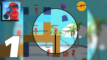 Pocket Sniper! Gameplay Part 1 Levels 1-14 (Android,iOS)